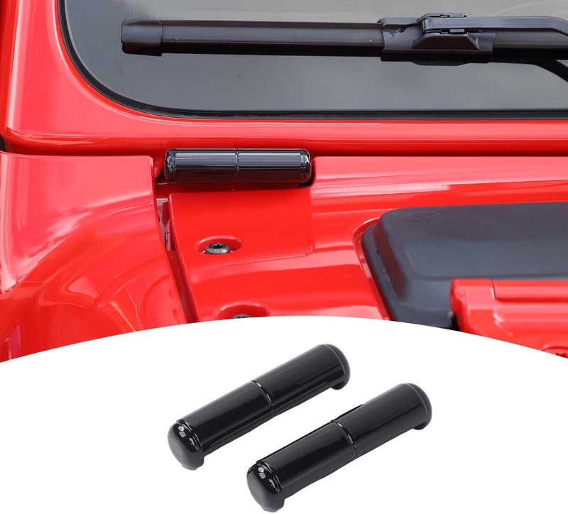 PDKLIN for Jeep JL Windshield Hinge Trim Cover for Jeep Wrangler JL JLU Gladiator JT 2018-Present Black Exterior Accessories 2pcs - Image 1